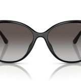 Michael Kors Eyewear Kadın Mk2181u Malta Evrensel Fit Kelebek Güneş Gözlüğü, Siyah/Koyu Gri Gradyan, 55 mm