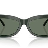 Michael Kors Eyewear Kadın Mk2205 Montecito Kelebek Güneş Gözlüğü, Bosco Katı/Yeşil Katı, 52 mm