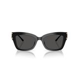 Michael Kors Eyewear Kadın Mk2237u Cantabria Evrensel Fit Kare Güneş Gözlüğü, Siyah/Koyu Gri Katı, 52 mm
