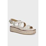 Michael Kors Imza Logolu Sandalet Bayan Sandalet 40S5LYFS1B 150 - Ekru
