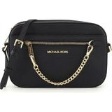 Michael Kors Jet Set Kadın Logolu Çapraz Omuz Çantası 35S1GTTC7L - Siyah