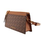 Michael Kors Kadın İmparatorluğu Mk Sig Saffiano Sm Crossbody Çanta, BRN/BAGAJ, One Size, Crossbody Çanta