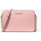 Michael Kors Kadın Jet Set Saffiano Deri Çapraz Omuz Çantası MK-35T8GTTC9L - Pudra Pembe