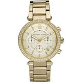Michael Kors Kadın Kol Saati Kronometre ve Takvimli Çelik Kordon Mineral Cam 10 ATM Su Geçirmez
