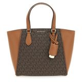 Michael Kors Kadın Sm Conv Tz Tote Xbody El Çantası, 1x1x1, Brn/Acorn, One Size