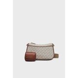 Michael Kors Logolu Çıkarılabilir Mini Cüzdanlı Çanta 32S3GJ6C8B149 Bayan Çanta 32S3GJ6C8B 149 - Ekru