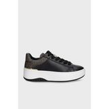 Michael Kors Logolu Deri Sneaker Ayakkabı 43F5DTFS6L292 Bayan Ayakkabı 43F5DTFS6L 292 - 2J9-Siyah