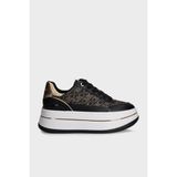 Michael Kors Logolu Platform Taban Sneaker Ayakkabı 43F4HYFS2L038 Bayan Ayakkabı 43F4HYFS2L 038 - Siyah - Kahverengi