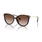 Michael Kors MK 2184U 300613 56 Dupont Kadın Cat Eye Kırçıllı Kahverengi Kemik Güneş Gözlüğü