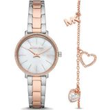 Michael Kors Mk1066set Rose Gold Kadın Kol Saati ve Bileklik Seti