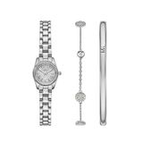 Michael Kors Mk4948set Metalik Çelik Kadın Kol Saati Ve Bileklik Seti - Gri