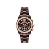 Michael Kors Mk7638 Seramik Kadın Kol Saati - Kahverengi