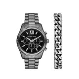 Michael Kors MK9217SET Füme Çelik Erkek Kol Saati