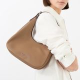 Michael Kors Nolita Small Pebbled Leather Hobo Shoulder Bag 30F4GY5H1L - Açık Kahverengi