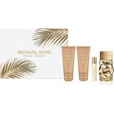 Michael Kors Pour Femme 100 ml EDP Parfüm Seti Hediyelik Amber Floral Koku ile Şık Tasarım