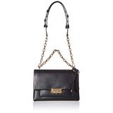 Michael Kors Womens Cece Large Leather Convertible Crossbody Bag El Çantası, Siyah, Tek Beden, Siyah, Siyah, Ölçü Birimi