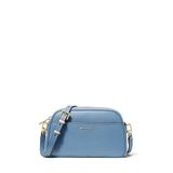 MICHAEL Michael Kors Jet Seti Küçük Kamera Xbody, Altın Rengi Donanım/Kabartmalı Keçi Derisi/Fransız Mavisi, One Size
