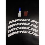 Michelin 4 Adet Lastik Yazısı Motosiklet Ve Otomobil Michelin Lastik Yazısı Sticker + Yapıştırıcı