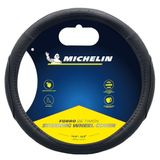 MICHELIN ML1003N Premium Suni Deri Direksiyon Kılıfı, SİYAH
