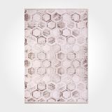 Michelle Krem Geometrik Modern Geometrik Etnik Desenli Boho Makinada Yıkanabilir Hafif Hav Toz Vermez Leke Tutmaz Kaymaz Taban Dijital Makine Baskı Halı Oturma Odası Salon Yolluk Koridor Mutfak Halısı