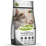 Micho Aktif Karbonlu Topaklanan Kedi Kumu 2 Adet x 10 Lt