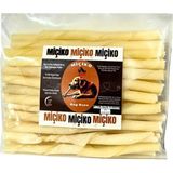 Miçiko Puppy Sütlü Ince Burgu Çubuk Köpek Çiğneme Kemiği 7-10CM 50'li - 1 Adet - 001-Beyaz