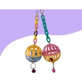 Miçiko Soft Renkli Çıngıraklı Kuş Top Oyuncak 7Cm 2'Li
