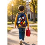 Mickey Funtime İlkokul Sırt Çantası Çift Gözlü 39X34x14 Cm Çocuklar İçin Okul Çantası Modeli