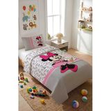 Mickey Kadife Kumaş Çocuk Yatak Örtüsü Seti (2 Parça) Tky0024 Renkli 180 X 240