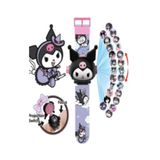 MICKEY & MINNIE Mınnıe Mouse Projeksiyonlu Saat 24 Farklı Karakteri Duvara Yansıtır