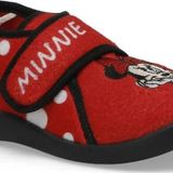 Mickey Mouse Bese 4PR Kırmızı Çocuk Kreş Ev Ayakkabısı