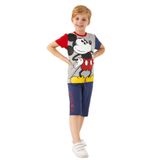 Mickey Mouse D4788-3 Gri Melanj Erkek Çocuk Kapri Takım