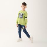 Mickey Mouse D4820-3 Erkek Çocuk Eşofman Takımı Kırmızı - 3 - 4 Yaş - Fıstık Yeşili