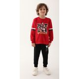Mickey Mouse D4820-3 Kırmızı Erkek Çocuk Eşofman Takımı