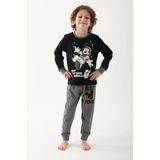 Mickey Mouse Erkek Çocuk Uzun Kol Pijama Takımı