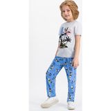 Mickey Mouse Lisanslı Karmelanj Erkek Çocuk Pijama Takımı - 2 - 3 Yaş - Kar Melanj