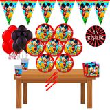 Mickey Mouse Miki Doğum Günü Parti Süsleri Süsleme Seti 16 Kişilik