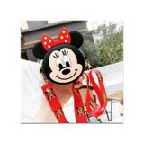 Mickey Mouse Minnie Mouse Tasarım Silikon Omuz Askılı Çanta 1670-1 Çok Renkli