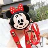 Mickey Mouse Minnie Mouse Tasarım Silikon Omuz Askılı Çanta 1670-1