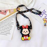 Mickey Mouse Minnie Mouse Tasarım Silikon Omuz Askılı Çanta Çok Renkli
