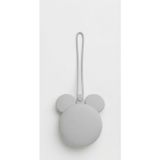 Mickey Mouse Silikon Emzik Kutusu - Emzik Saklama Kabı - Hijyenik ve Askılı Tasarım (gri)
