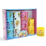 Mickey Mouse Ve Minnie Baskılı Magic Spring Stres Yayı - Standlı Karışık Renk 12'Li Seti Liv985