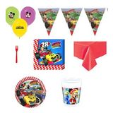 Mickey Roadster 8 Kişilik Doğum Günü Süsleri Parti Malzemeleri