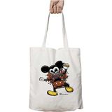 Micky Mouse Korku Iki Tarafı Kalıcı Baskılı Yıkanabilir Çanta
