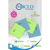 Miclo 40x40 cm Baklava Desenli Sihirli Cam Bezi Polyester Malzeme ile Kolay Temizlik - Renkli - Standart