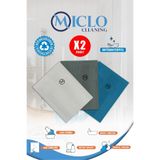 MICLO CLEANING 3lü Sihirli Mikrofiber Cam Bezi 46x68cm ( 2paket | 6adet )