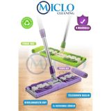 MICLO CLEANING Mandallı Teleskobik Mop +2 Bez