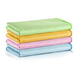 MICLO CLEANING | Mikrofiber Süper Sihirli Bez, Kurulama Bezi, bırakmayan Bez, Mutfak, | 40x40cm | Ayna Bezi | x4 Adet
