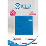 Miclo Cleaning Mikrofiber Temizlik Bezi 40x40 cm Antibakteriyel Yüksek Toz Tutma Kapasiteli Dayanıklı - Mavi - Standart