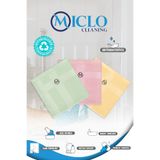 MICLO CLEANING Mikrofiber Temizlik Bezi | Sihirli Bez | 3'lü Set | 30x40cm | - Soft Renkler